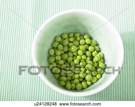 Stock Photo - Peas in a bowl. Fotosearch