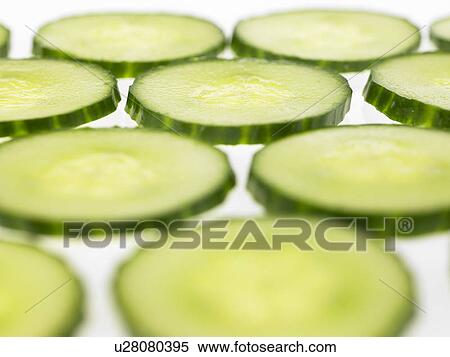 Cucumber Slices View Large Photo Image Stock Photography - Cucumber Slices. Fotosearch
