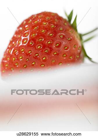 Close-up of a strawberry View Large Photo Image Stock Photography - Close-up of a strawberry. Fotosearch