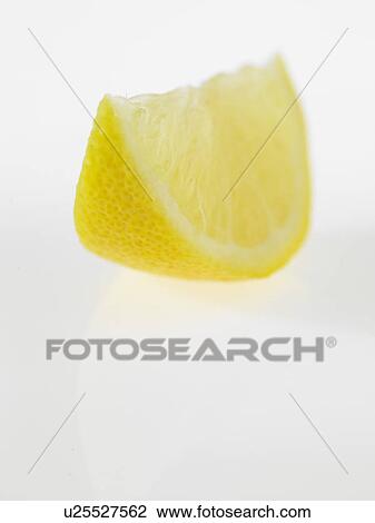 Stock Image - One Lemon Slice. Fotosearch