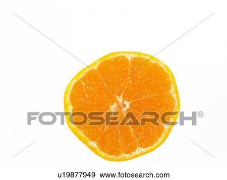 One Orange slice View Large Photo Image Stock Photo - One Orange slice. Fotosearch