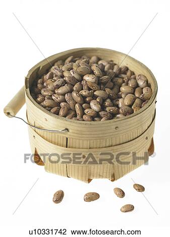 Basket of borlotti beans View Large Photo Image Stock Image - Basket of borlotti beans. Fotosearch