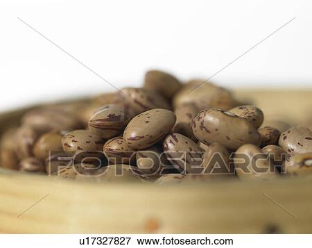 Stock Photo - Borlotti Beans. Fotosearch