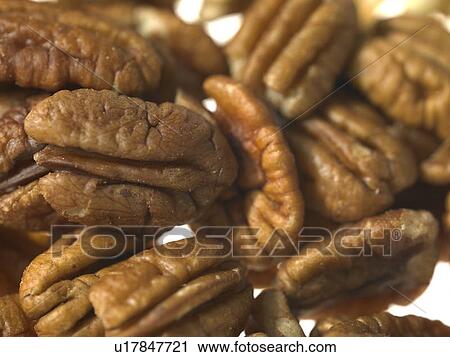 Stock Image - Pile of walnuts. Fotosearch