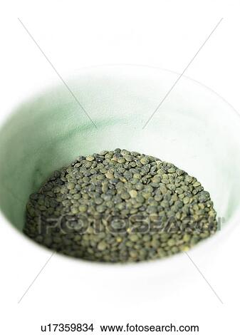 Raw foods green lentils View Large Photo Image Picture - Raw foods green lentils. Fotosearch