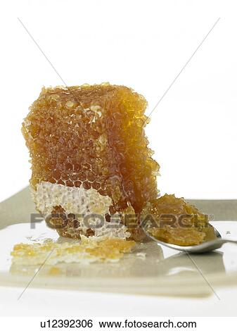 Raw foods honey comb View Large Photo Image Stock Photograph - Raw foods honey comb. Fotosearch