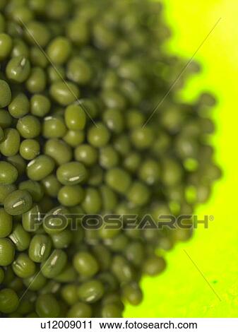 Stock Image - Raw Foods, Mung Beans. Fotosearch