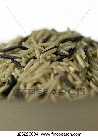 Picture - Wild Rice and Basmati . Fotosearch