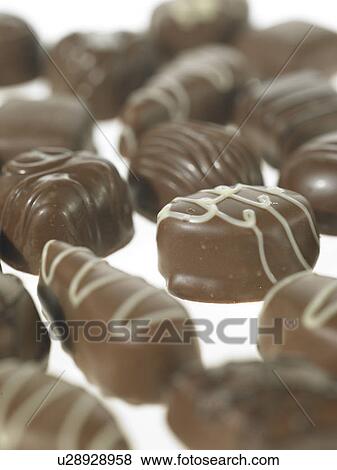 Assorted chocolates View Large Photo Image Stock Photo - Assorted chocolates. Fotosearch
