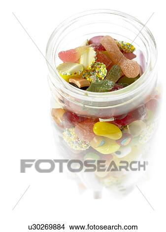 Assorted Sweets in Jar View Large Photo Image Picture - Assorted Sweets in Jar. Fotosearch