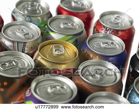Stock Photo - Canned drinks. Fotosearch