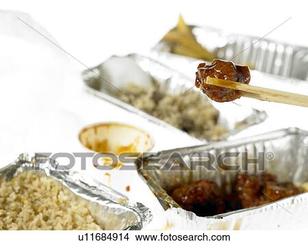 Picture - Chinese Takeout. Fotosearch