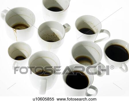 Coffee Cups with and without coffee in them View Large Photo Image Stock Photography - Coffee Cups with and without coffee in them. Fotosearch
