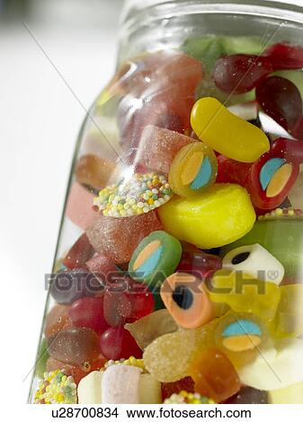 Picture - Food - Assorted Sweets in Jar. Fotosearch
