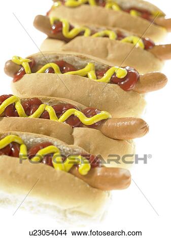 Picture - Hot dogs. Fotosearch