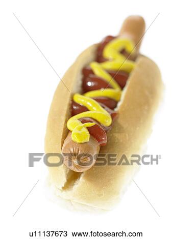 One Hot Dog with toppings View Large Photo Image Stock Image - One Hot Dog with toppings. Fotosearch