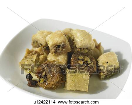 Plate of Baklawa View Large Photo Image Picture - Plate of Baklawa. Fotosearch