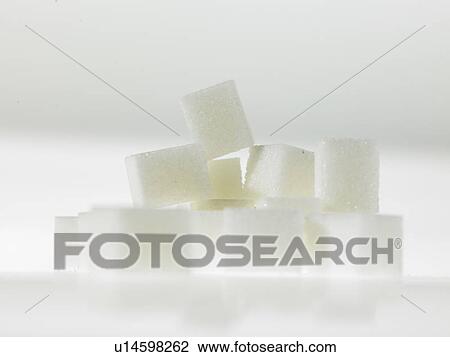 Stock Image - Sugar cubes. Fotosearch