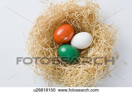 Close-up of three eggs painted in colors of Indian flag View Large Photo Image Stock Image - Close-up of three eggs painted in colors of Indian flag. Fotosearch