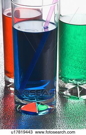 Close-up of three glasses of mocktail View Large Photo Image Stock Image - Close-up of three glasses of mocktail. Fotosearch