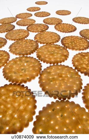 Close-up of biscuits View Large Photo Image Stock Photo - Close-up of biscuits. Fotosearch