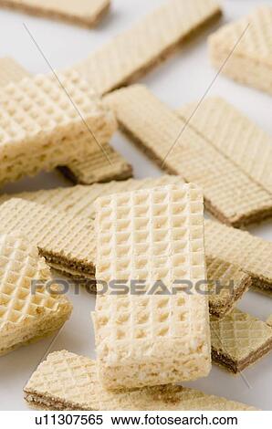 Stock Photography - Close-up of wafers. Fotosearch