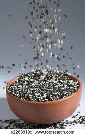 Close-up of Split Black grams falling down into a bowl View Large Photo Image Stock Photography - Close-up of Split Black grams falling down into a bowl. Fotosearch