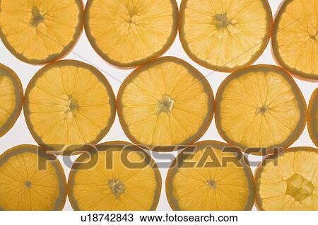 Close-up of slices of oranges View Large Photo Image Stock Image - Close-up of slices of oranges. Fotosearch