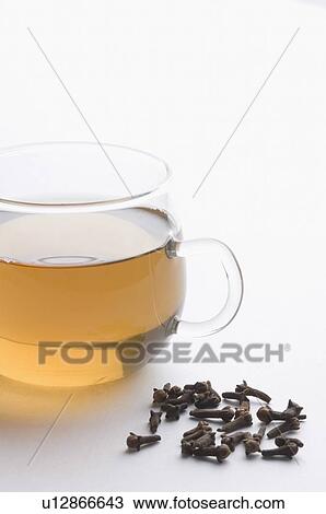Close-up of a cup of herbal tea with cloves View Large Photo Image Stock Image - Close-up of a cup of herbal tea with cloves. Fotosearch