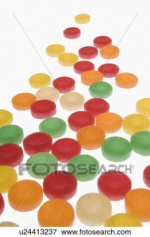 Stock Photo - Close-up of candies. Fotosearch