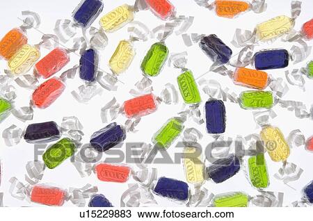 High angle view of candies View Large Photo Image Stock Image - High angle view of candies. Fotosearch