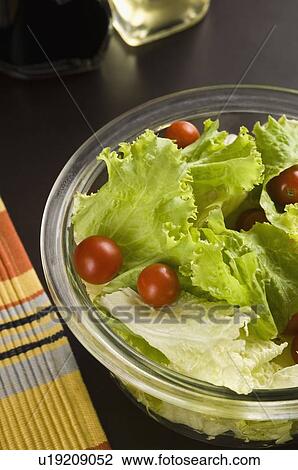 Stock Image - Close-up of a bowl of salad. Fotosearch