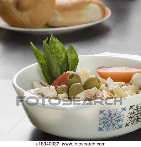 Stock Photo - Close-up of a bowl of salad. Fotosearch