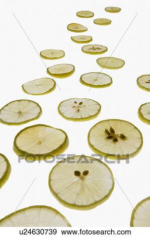 Stock Photo - Close-up of lemon slices. Fotosearch
