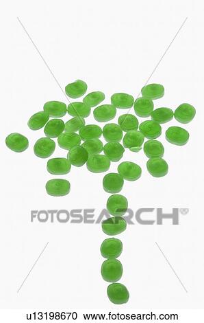 Close-up of green candies View Large Photo Image Stock Image - Close-up of green candies. Fotosearch