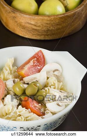 Picture - Close-up of a bowl of salad. Fotosearch
