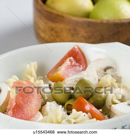 Stock Photo - Close-up of a bowl of salad. Fotosearch