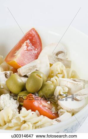 Close-up of a bowl of salad View Large Photo Image Stock Photo - Close-up of a bowl of salad. Fotosearch