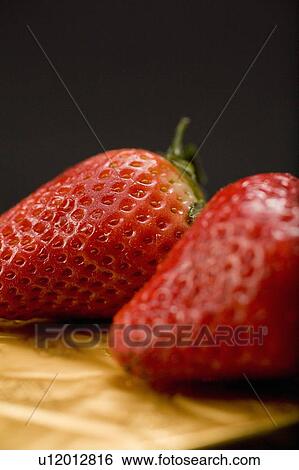 2 strawberries View Large Photo Image Stock Photograph - 2 strawberries. Fotosearch