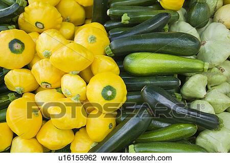 Stock Image - Fresh organic vegetables at a farmer's market. Fotosearch