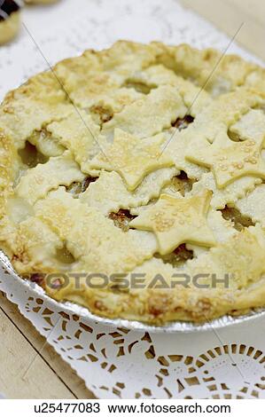 Stock Image - Homemade apple pie. Fotosearch