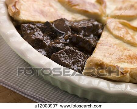Steak and Ale Pie with Short Crust Pastry View Large Photo Image Stock Photo - Steak and Ale Pie with Short Crust Pastry. Fotosearch