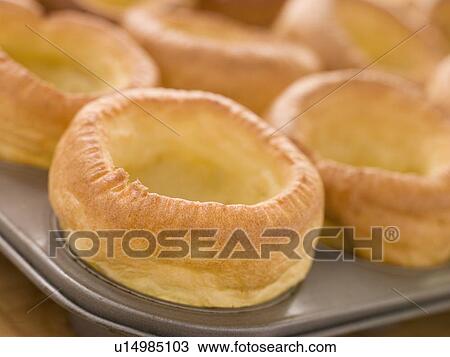 Tray of Yorkshire Puddings View Large Photo Image Stock Image - Tray of Yorkshire Puddings. Fotosearch