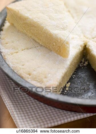 Picture - Baking Tin with Scottish Shortbread. Fotosearch