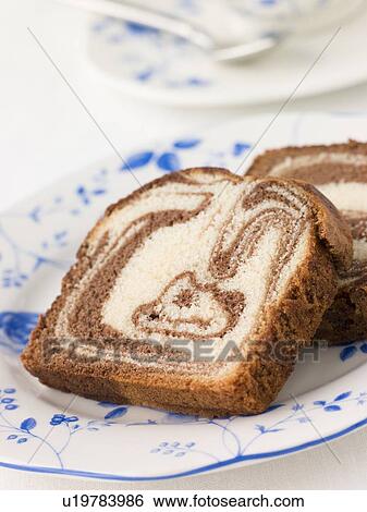 Chocolate Marble Maderia cake View Large Photo Image Stock Photograph - Chocolate Marble Maderia cake. Fotosearch