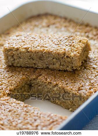 Flapjack in a Baking Dish View Large Photo Image Stock Photograph - Flapjack in a Baking Dish. Fotosearch