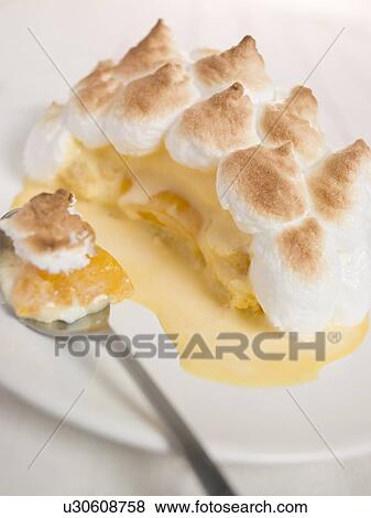 Individual Baked Alaska View Large Photo Image Stock Photo - Individual Baked Alaska. Fotosearch