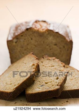 Picture - Loaf of Ginger Cake. Fotosearch