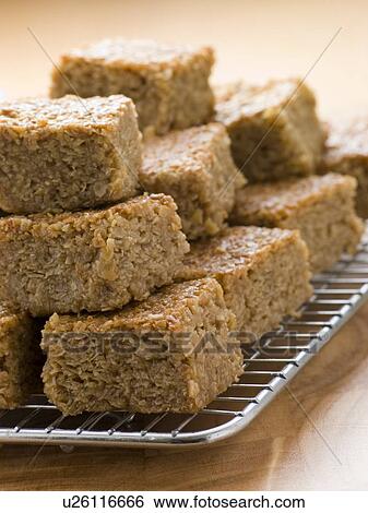Pieces of Flapjack View Large Photo Image Stock Photograph - Pieces of Flapjack. Fotosearch