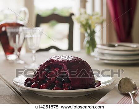 Summer Pudding View Large Photo Image Stock Photography - Summer Pudding. Fotosearch